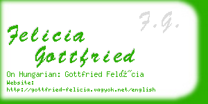 felicia gottfried business card